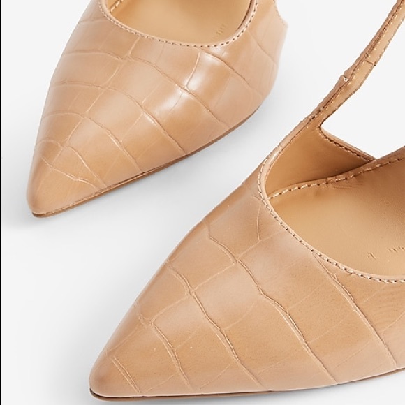 Express Croc Embossed Slingback - Picture 2 of 2